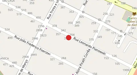 Mapa da localização