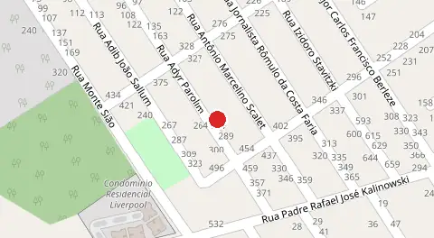 Mapa da localização
