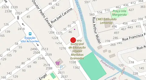 Mapa da localização