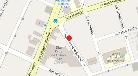 Mapa da localização