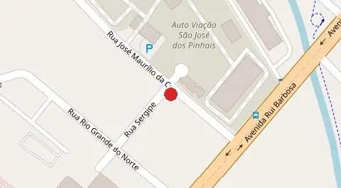 Mapa da localização