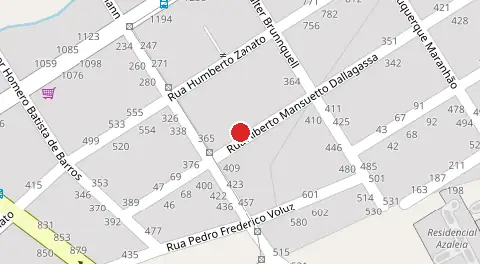 Mapa da localização
