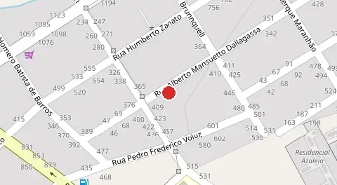 Mapa da localização