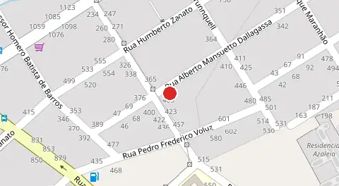 Mapa da localização
