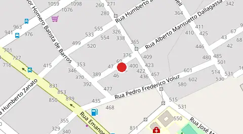 Mapa da localização