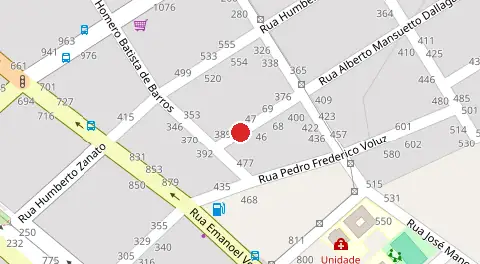Mapa da localização