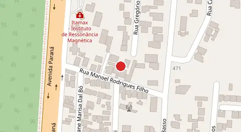Mapa da localização