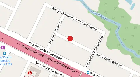Mapa da localização