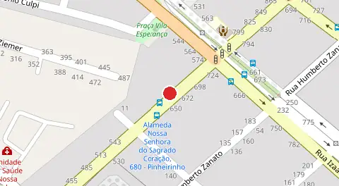 Mapa da localização