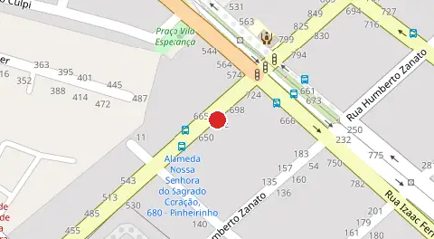 Mapa da localização