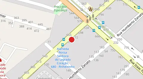 Mapa da localização