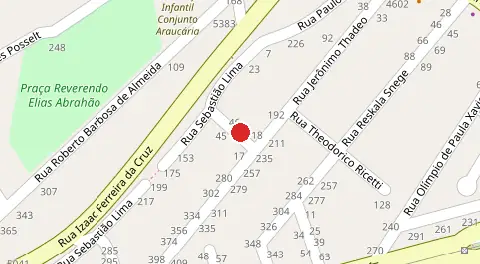 Mapa da localização