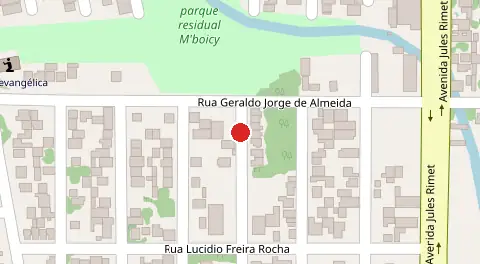 Mapa da localização