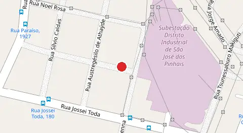 Mapa da localização