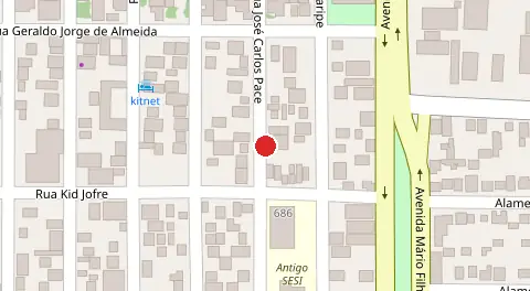 Mapa da localização