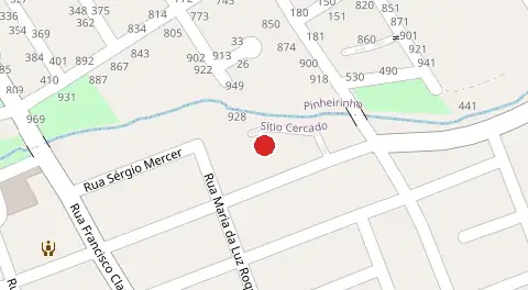 Mapa da localização
