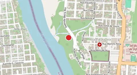 Mapa de Favela do Bambu
