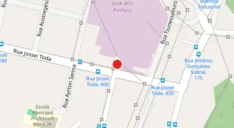 Mapa da localização