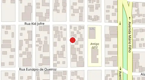 Mapa da localização