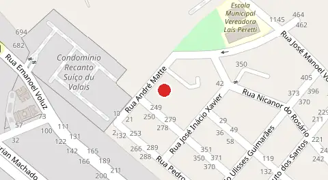 Mapa da localização