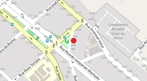 Mapa da localização