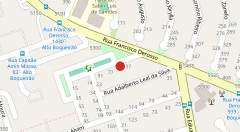 Mapa da localização