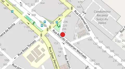 Mapa da localização
