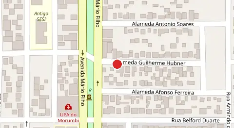 Mapa da localização