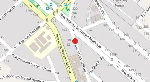 Mapa da localização