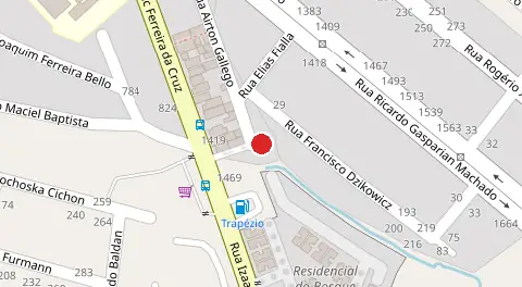 Mapa da localização