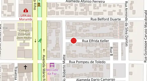 Mapa da localização