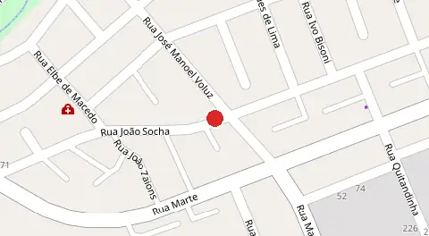 Mapa da localização