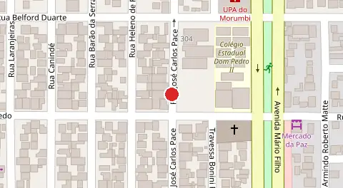 Mapa da localização