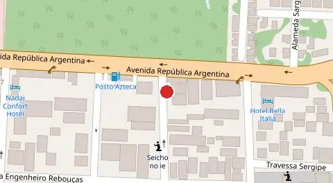 Mapa da localização