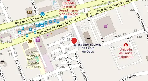 Mapa da localização