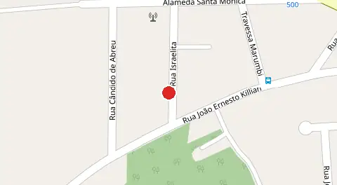 Mapa da localização