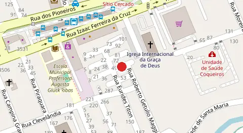 Mapa da localização