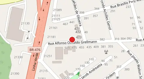 Mapa da localização