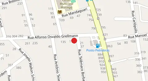 Mapa da localização