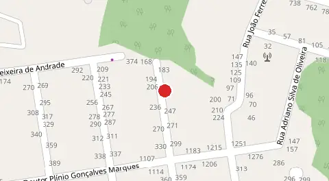 Mapa da localização