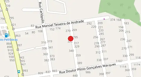 Mapa da localização