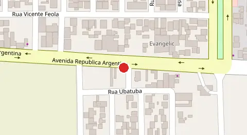 Mapa da localização