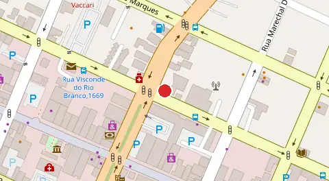 Mapa da localização