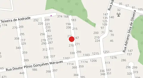Mapa da localização