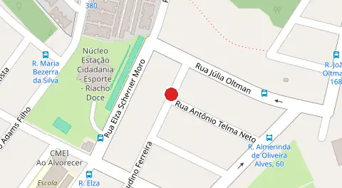 Mapa da localização