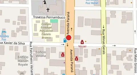 Mapa da localização