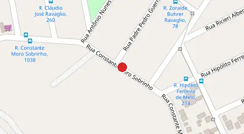 Mapa da localização