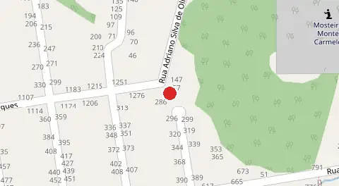 Mapa da localização