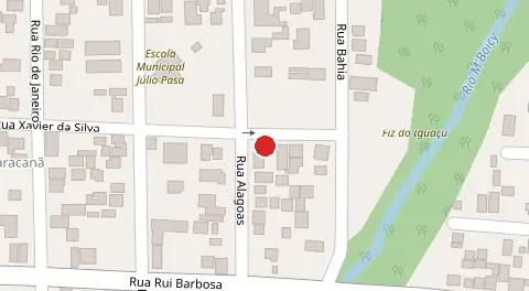 Mapa da localização