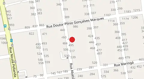 Mapa da localização